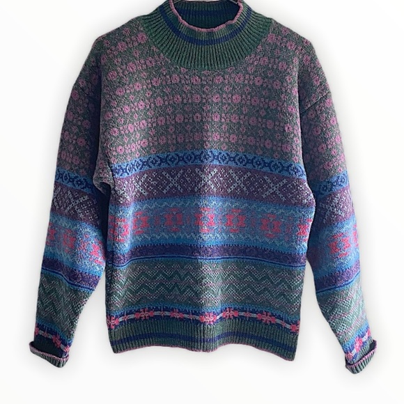 Woolrich Sweaters - VINTAGE WOOLRICH women’s wool mock neck sweater M